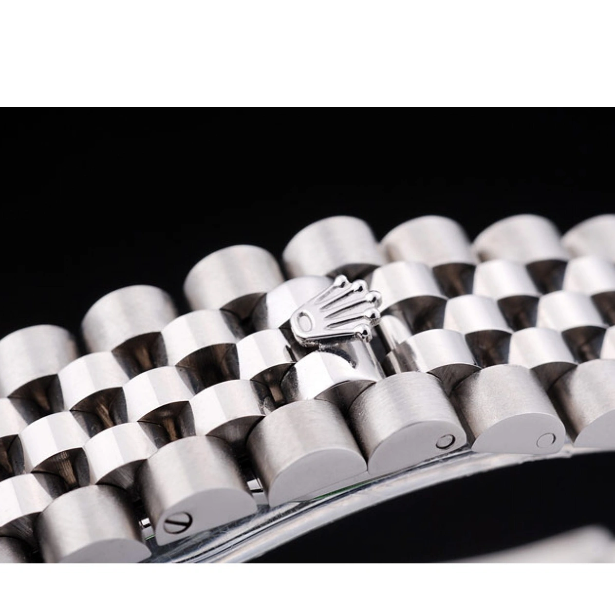 Aaa replica watch Bezel Dial Rolex Radial Ribbed Datejust White 7478 1016